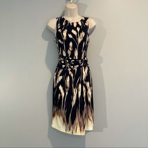 Black and Tan Donna Morgan Dress